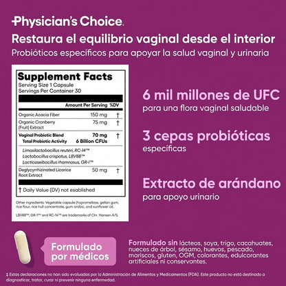 Probiótico Vaginal